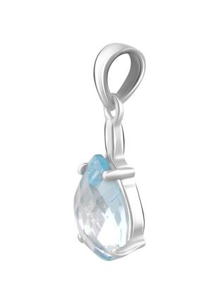 Серебряная подвеска с топазом 4.875ct (2089537)