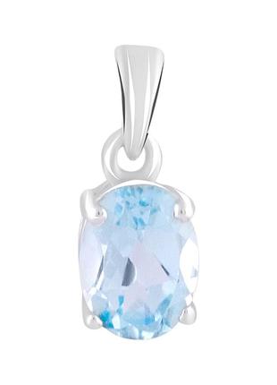 Серебряная подвеска с топазом 1.575ct (2113546)