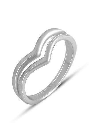 Серебряное кольцо без камней (17см размер) 2134039