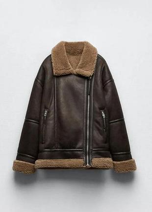 Дубленка zara