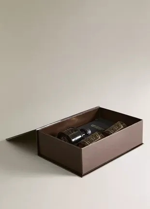 Набор со свечами с ароматом соленой карамели (набор из 3 штук)