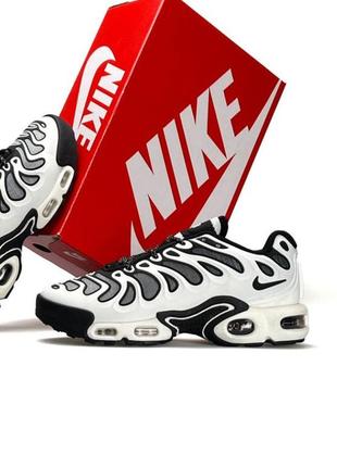 Мужские кроссовки nike air max plus drift white black
