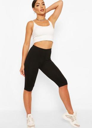 Женские велосипедные шорты черного цвета boohoo
