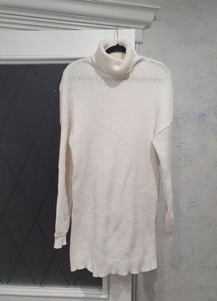 Вязаное платье туника