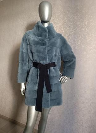 Розкішна норкова шуба, шубка. мега стильна. італія. як нова. 80 см