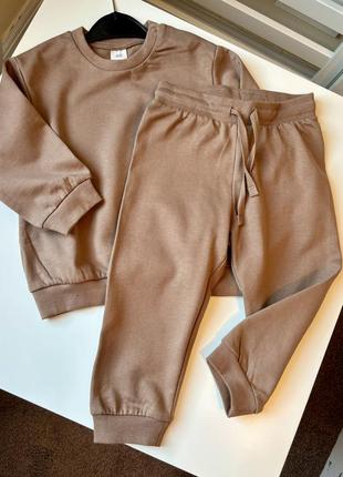 Костюм h&amp;m, костюм на флисе, теплый костюм, базовый костюм