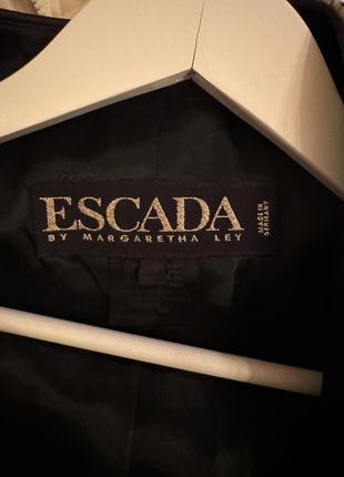 Шикарный пиджак, блейзер, жакет, escada, оригинал! 💯 шерсть, шелк!5 фото