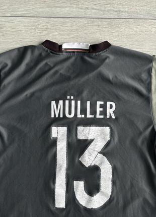 Футбольная футболка мюллер нижняя muller germany adidas football l л
