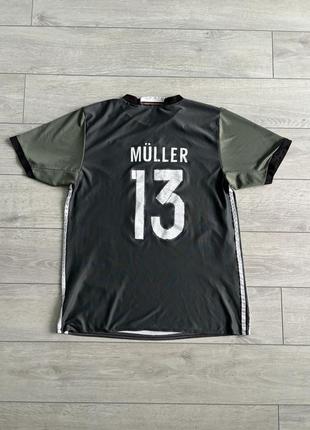 Футбольная футболка мюллер нижняя muller germany adidas football l л