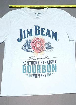 Плечі 50 см jim beam  футболка сіра  size xxl