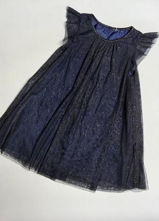 Платье с блеском h&m на 3-4 года