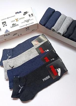 Носки, носки мужские Nrgy puma -набор 12 пар в коробке