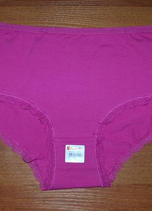 Трусики батал ххл донелла donella широкая сторона макси кружево