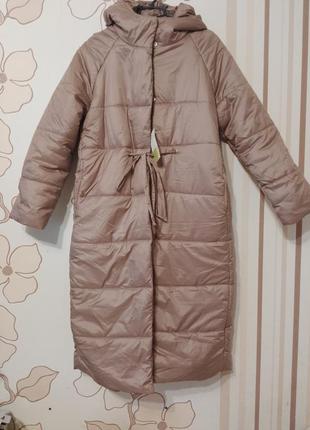 Зимнее пальто плащ 44-48 г.