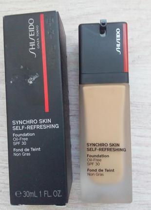 Тональный крем shiseido synchro skin self-refreshing foundation 350