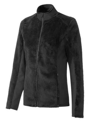Фліска жіноча xs, s, m, l, xl, німеччина, crivit, кофта тепла жіноча, кофта плюшева підліткова чорна, толстовка жіноча