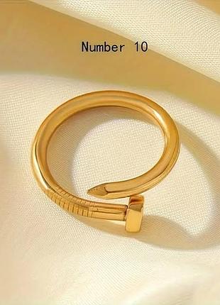 Каблучка позолота