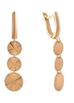 Золоті сережки без каменів (213275201)