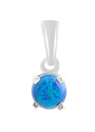 Серебряная подвеска с опалом 0.216ct (2174639)