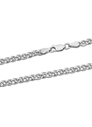 Серебряная цепочка без камней (450/500/550 мм размеры) 2173120