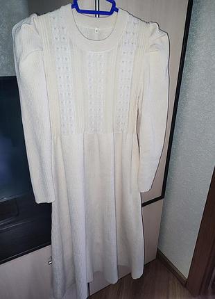 Теплое платье, размер м