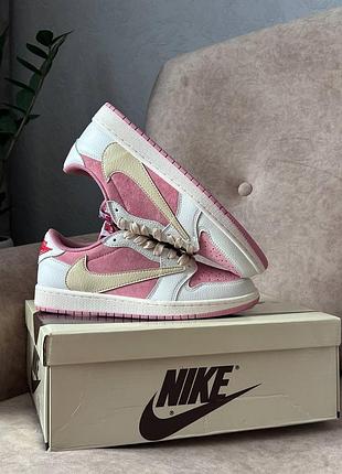 Nike air jordan 1 low x travis scott кроссовки — цена 4368 грн в