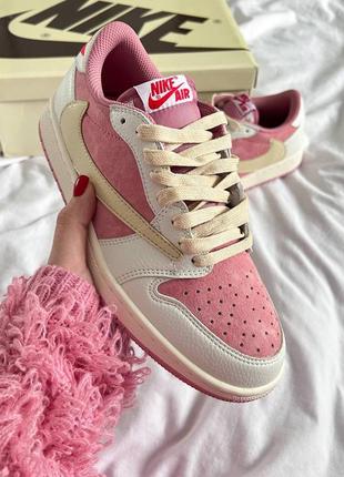 Nike air jordan 1 low x travis scott кроссовки — купить в Украине