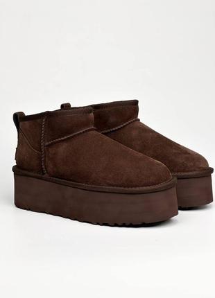 UGG boot Svarta ankelboots med snörning premium