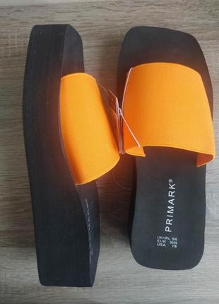 Новые шлепанцы primark шлепки шлепки