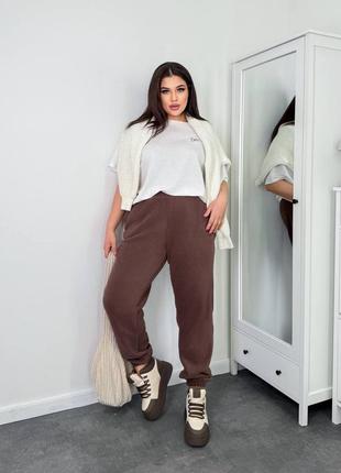 Штаны спортивные флисовые