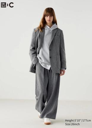 Брюки палаццо uniqlo s m