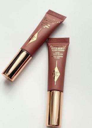 Високопігментовані матові рідкі рум'яна charlotte tilbury pillow talk matte beauty blush wands, 5 ml