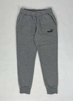 Спортивные брюки / штаны puma 852428-03 на флисе теплые оригинал серые размер m