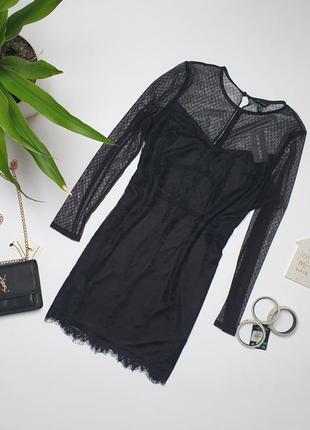 Вишукана ажурна чорна сукня new look