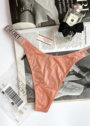 Роскошные трусики victoria’s secret с камнями