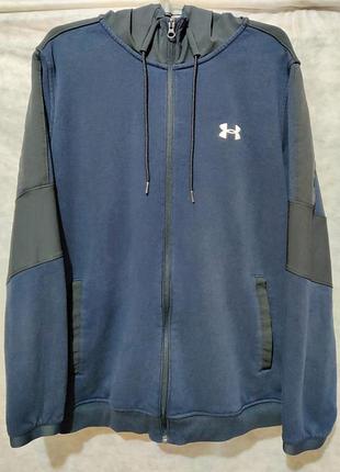 Under armour брендовая мужская олимпийка на флисе размер xl