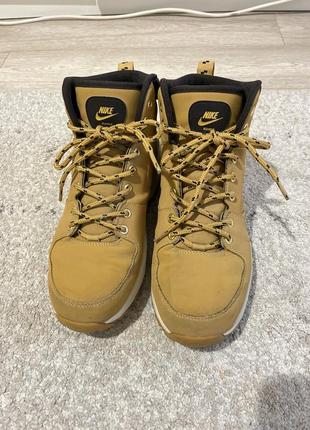 Мужские сапоги nike manoa leather beage3 фото