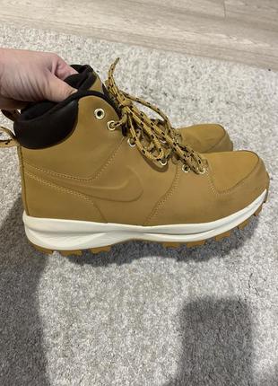 Мужские сапоги nike manoa leather beage4 фото