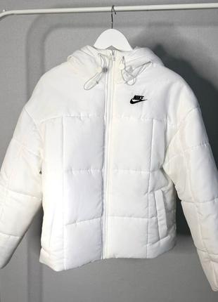 Пуховик/куртка nike белая оригинал