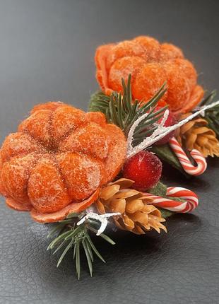 Заколочки мандаринки