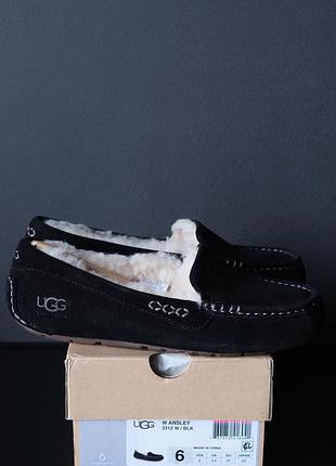 Жіночі мокасини ugg ansley black