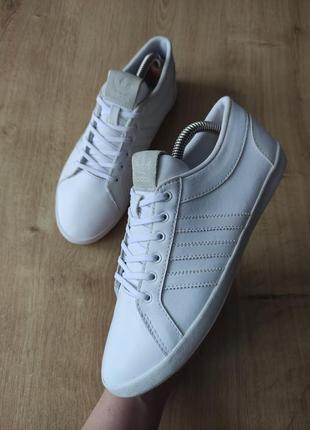 Шкіряні жіночі кеди кросівки adidas, ригінал, р.37,5.