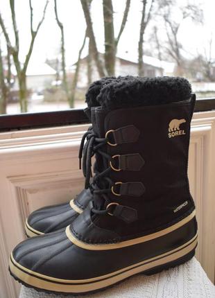 Зимние ботинки сапоги сноубутсы калоша прорезиненные валенки sorel waterproof р. 46 31 см