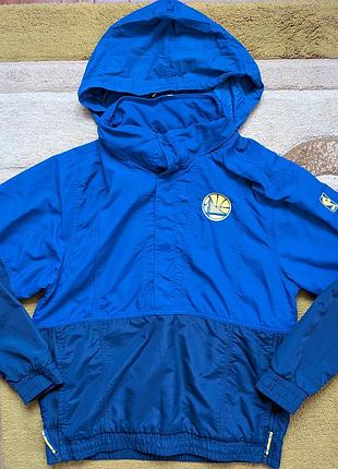 Оригинальная куртка анорак ветровка nike nba golden state