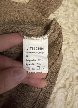 Женский кроп топ в рубчик 6