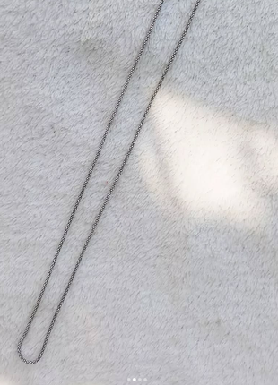 Срібний ланцюжок круглого плетіння