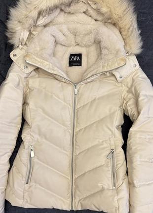Пуховик zara куртка