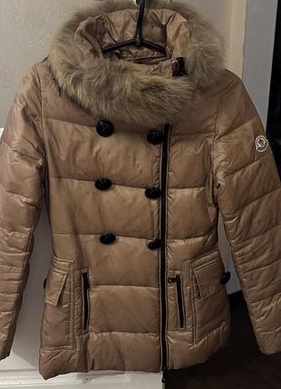Пуховик moncler куртка зимова