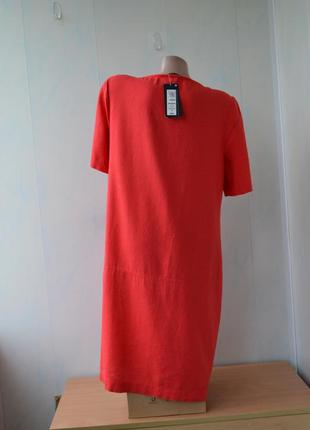 Льняное платье marks & spencer, лен, вискоза. 6
