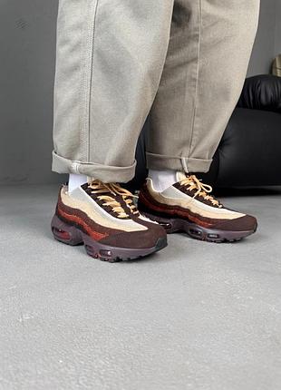 Кросівки nike air max 95 red/brown 9
